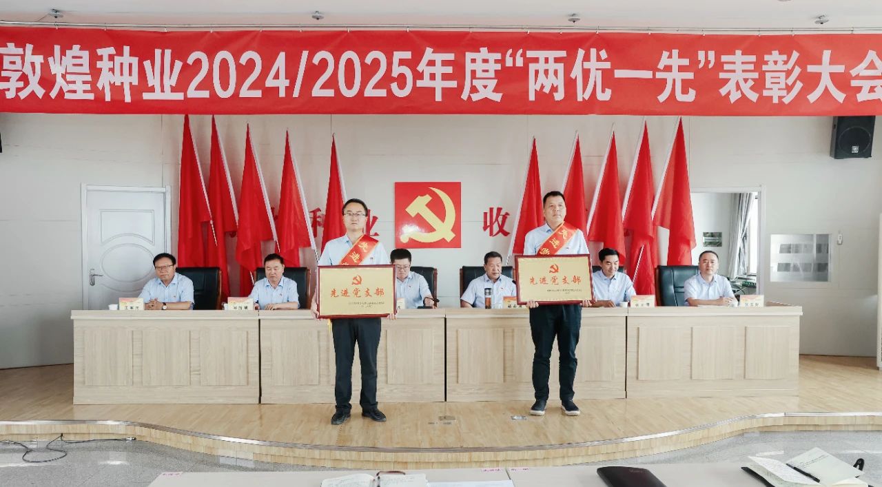 敦煌種業(yè)召開2024/2025年度“兩優(yōu)一先”表彰大會